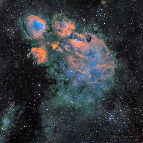 NGC6334 Cats Paws Nebula
