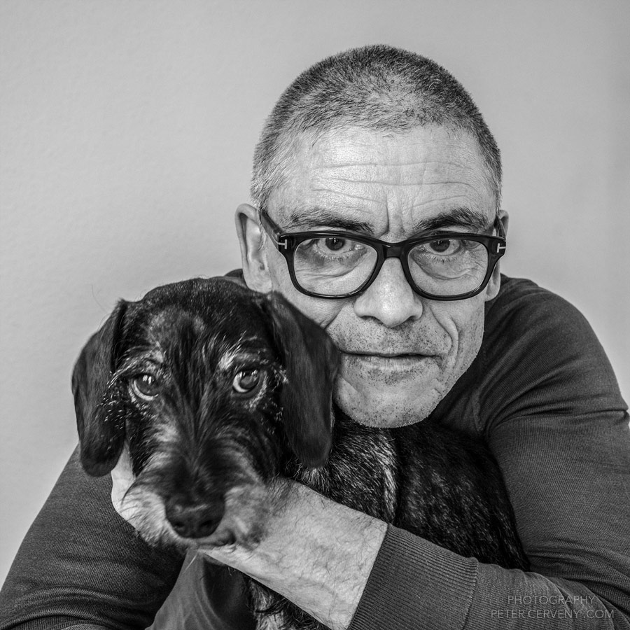 Peter Cerveny Selfie with Tashi