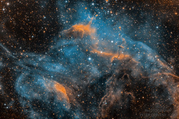 Gum37 Nebula in SHO Gum37 Nebula in SHO