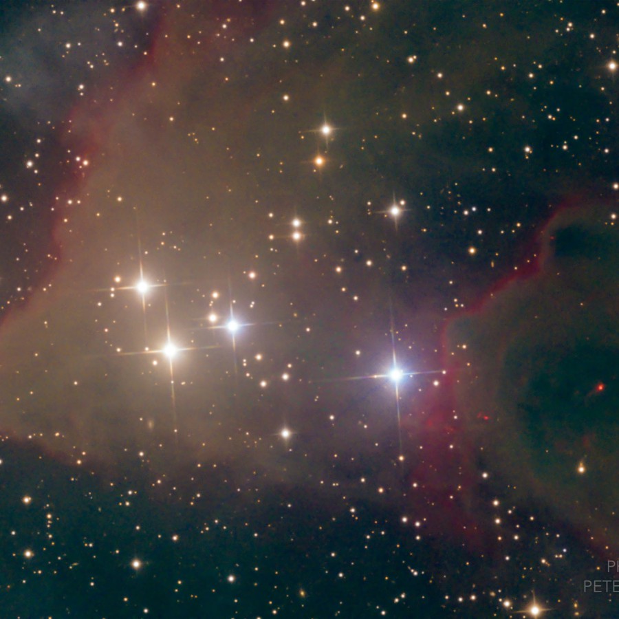 Sh2-278 Nebula in LRGBH