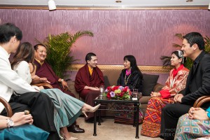 Hongkong H.H.17.Gyalwa Karmapa, Shamar Rinpoche and the Buthanese Royal Family